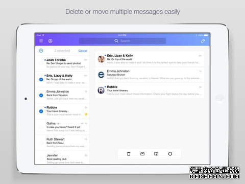 Yahoo邮箱iPad版