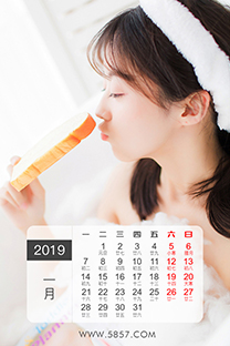 <b>2019年1月高清日历壁纸</b>