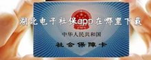 湖北电子社保app在哪里下载