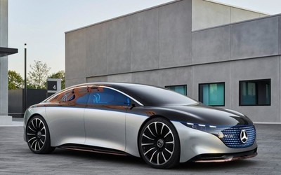 奔驰EQS纯电动轿车驾到 一款为了击败Model 3的车型
