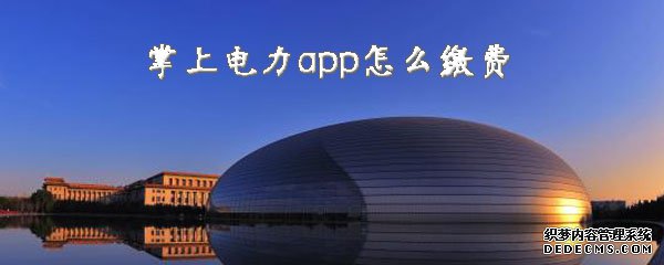 掌上电力app怎么缴费