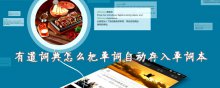 有道词典怎么把单词自动存入单词本