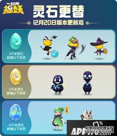 一起来捉妖12月20日全新版本更新