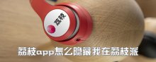 荔枝app怎么隐藏我在荔枝派