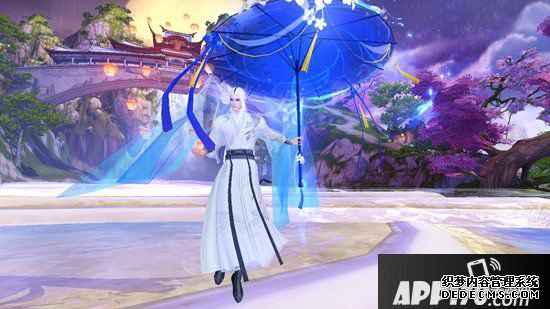 天下手游白狐系列时装上线 何时朔雪披俊丽