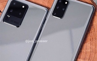 三星Galaxy S20系列再曝真机图：1亿像素+潜望式镜头