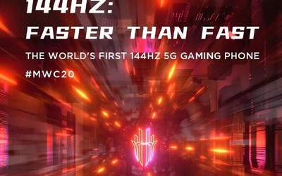 红魔5G游戏手机将亮相MWC 144Hz刷新率刷新视界观