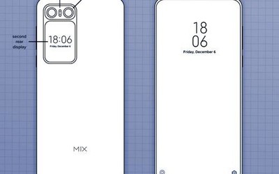 “小米MIX 2020”专利图曝光！正反双屏幕设计够吸睛