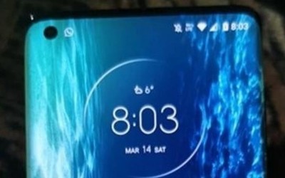摩托罗拉Edge真机曝光 这次直接把手机正面放给你看