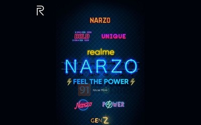 realme Narzo新系列曝光 主打年轻群体将发两款新机