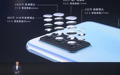 荣耀30S拍照配置公布 6400万像素四摄还有20倍变焦