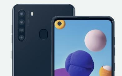 三星Galaxy A21入门机发布 四摄+挖孔屏 售价1800元