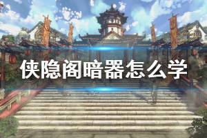 《侠隐阁》暗器怎么学？暗器攻略心得分享