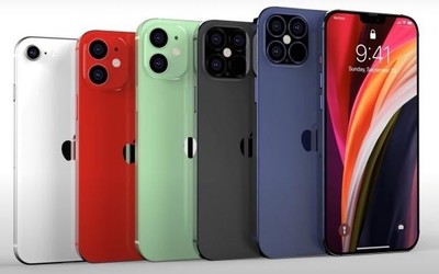 iPhone 12系列全新渲染图曝光 刘海更小拍照功能更强