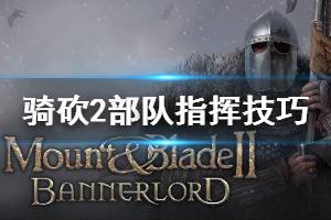 《骑马与砍杀2》怎么指挥部队 部队指挥技巧介绍