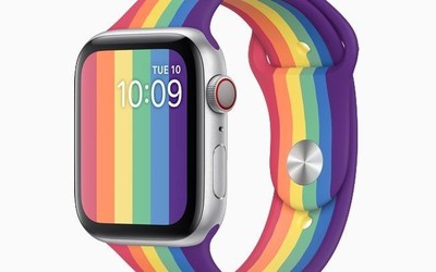 苹果发布全新Apple Watch彩虹表带 硅胶材质共有两款
