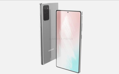 三星Note20渲染图曝光：挖孔全面屏 这屏占比要逆天
