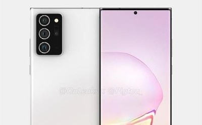 三星Note20+渲染图曝光 挖孔屏配潜望式后置四摄