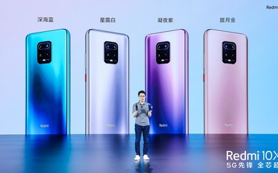 Redmi 10X系列正式发布：天玑820双5G待机1599元起