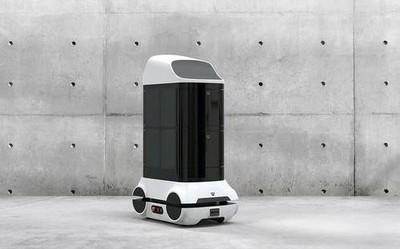 SK电讯开发消毒机器人 能检查体温还能督促人戴口罩