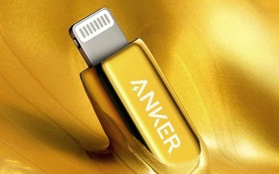 Anker推出24K镀金版苹果数据线 售价“仅”717元人民币