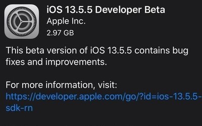 苹果发布iOS及iPadOS 13.5.1版本更新 封堵越狱漏洞