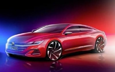 大众公布新款Arteon官方设计图 依旧是“最美”大众车