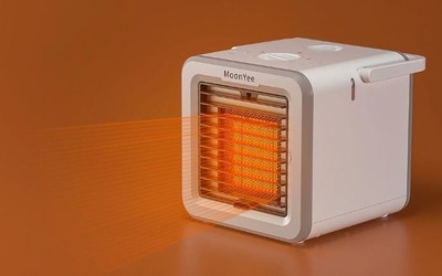 放在桌面的小空调 魔雅MINI冷暖风扇上架有品 售179元