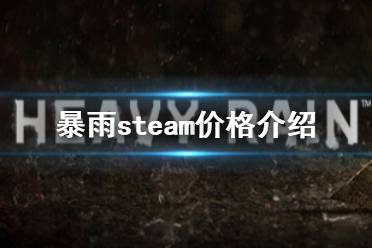 《暴雨》steam多少钱 steam价格介绍