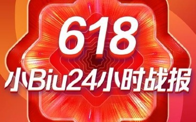 小Biu 618全天战报来袭：智能家电全线爆发 增长429%
