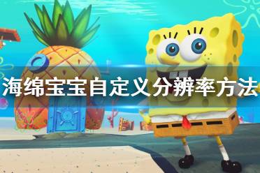 《海绵宝宝争霸比基尼海滩》怎么自定义分辨率 自定义分辨率方法介绍