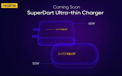 realme SuperDART充电器即将发布 便携小巧最高65W