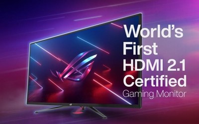 ROG全球首款HDMI 2.1认证显示器 兼容新一代游戏主机