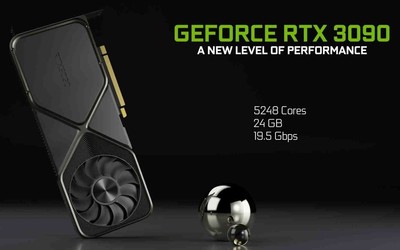 英伟达RTX3090测试数据曝光 性能是RTX2080Ti两倍左右