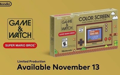 《超级马力欧兄弟》上市35周年 主题GameWatch来了