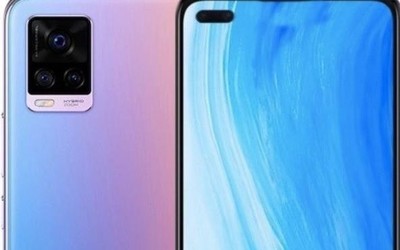 vivo V20系列渲染图曝光！双色云阶设计后置相机亮了