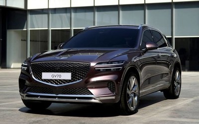 捷尼赛思GV70豪华轿跑SUV官图发布 外观有点东西