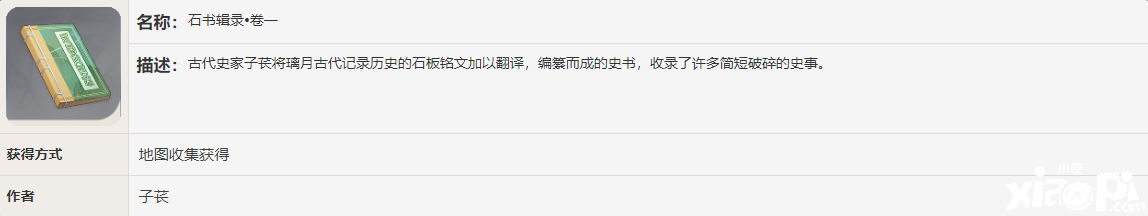《原神》石书辑录书籍故事一览