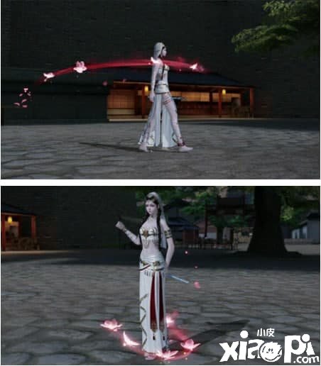 《天涯明月刀手游》随身特效灵韵风花入怀一览