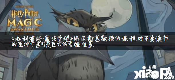 《哈利波特：邪术觉醒》格尔斯基传授的课程对不爱念书的巫师而言但是庞大的检验位置