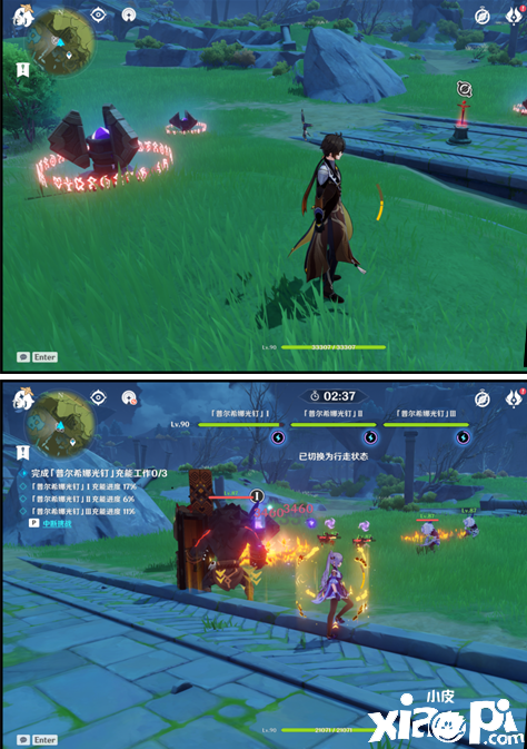 《原神》古时孤影第二阶段风龙废墟的采样点位置先容