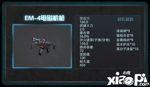 《嫡之后》EM-4电磁机枪先容