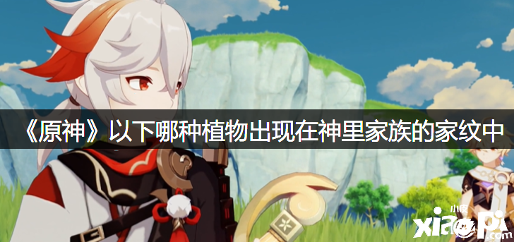 《原神》以下哪种植物呈此刻神里家属的家纹中