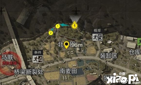 《暗区突围》北麦田资源点位置一览