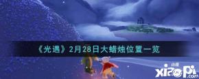 感兴趣的小伙伴就一起看看吧! 2月28日大蜡烛位置霞谷: 以上就是小皮小编今天给小伙伴们带来的《 光遇 》手游的相关攻略