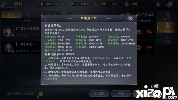 《庆余年》手游亲密干系激活开启要领