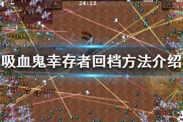 《吸血鬼幸存者》怎么回档?回档方法介绍