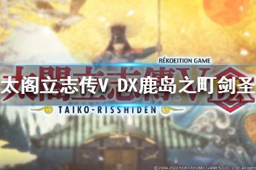 下面小编就带来 太阁立志传V DX 鹿岛之町剑圣打法分享