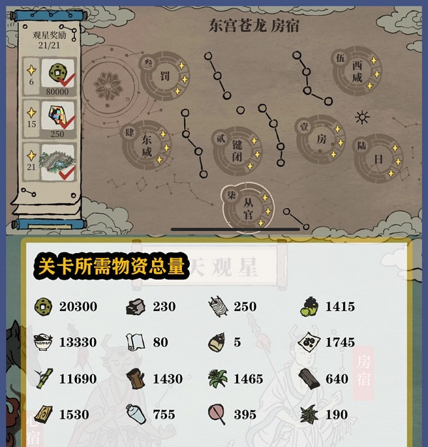 《江南百景图》东宫苍龙房宿通关攻略