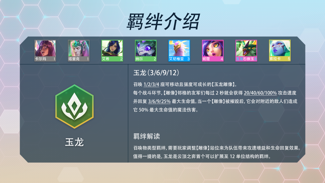 《金铲铲之战》S7玉龙拘束一览